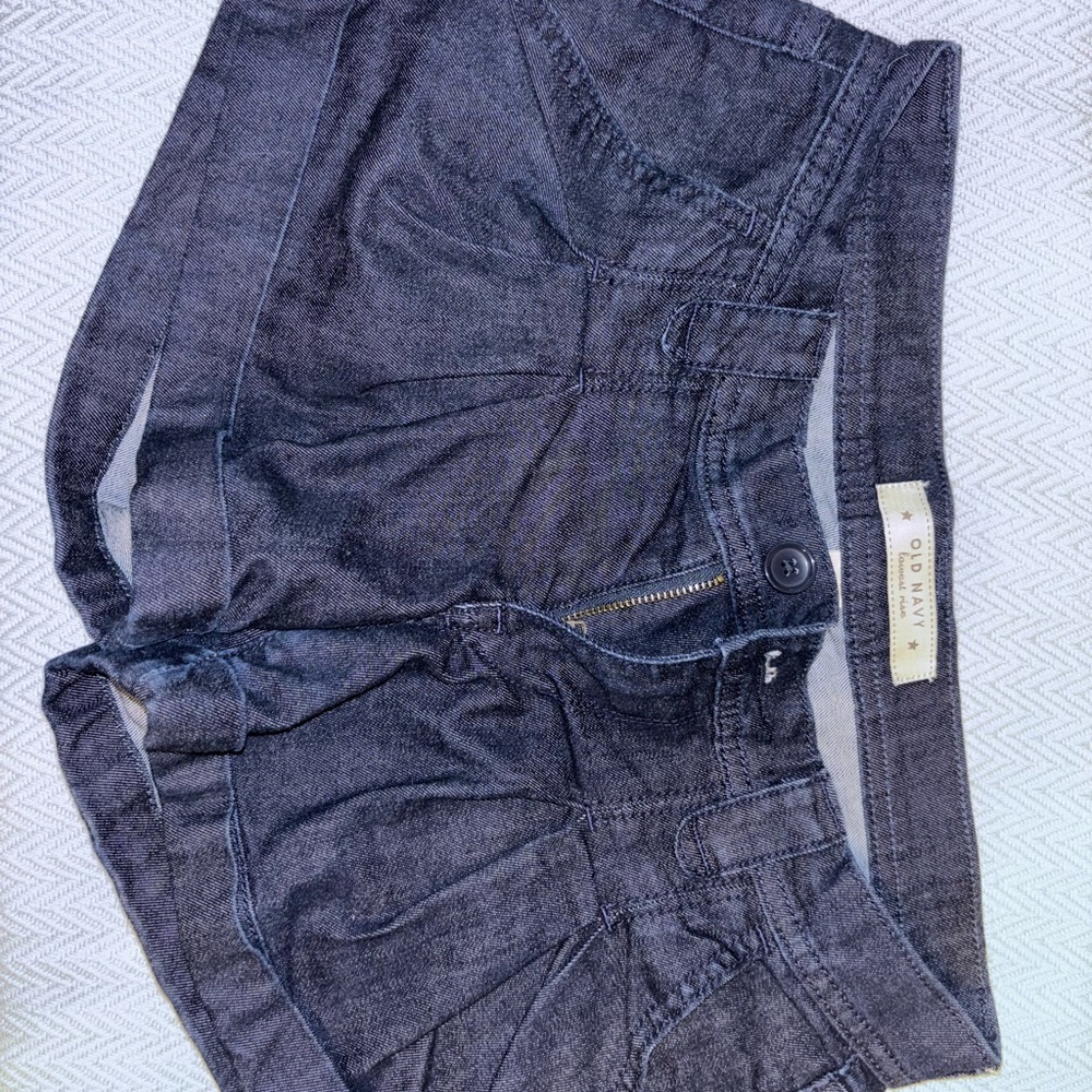 Dark Denim Shorts